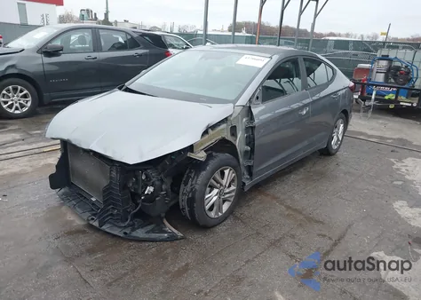 2019 Hyundai Elantra Sel из США, поврежденный, VIN 5NPD84LF7KH425643